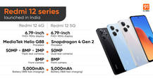Redmi 12 5G, Redmi 12 4G with 90Hz display, 50MP camera, 5,000mAh battery launched in India: price, specifications