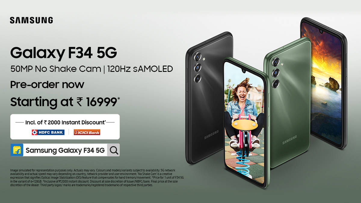 Samsung Galaxy F34 5G offers incredible features at a pocketfriendly