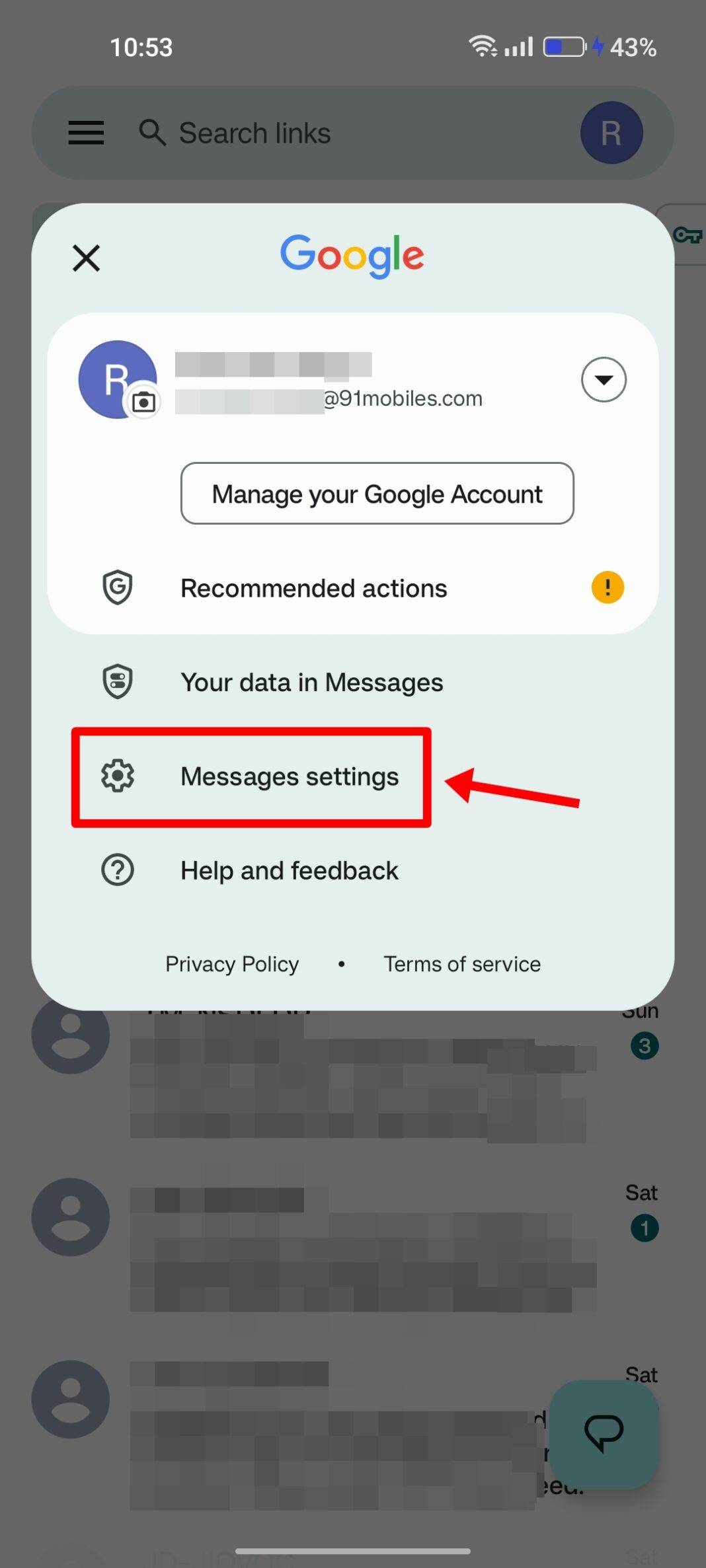Vi SMS centre number check statewise list