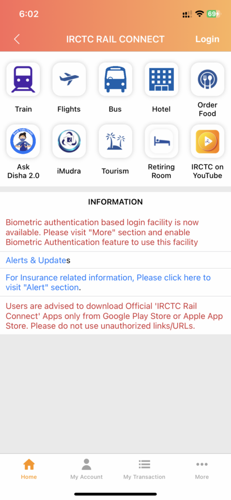 IRCTC Train