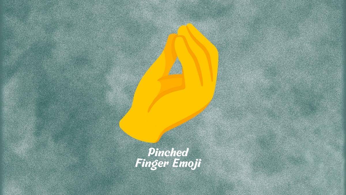 Pinched Finger Emoji meaning and how to use it correctly in text