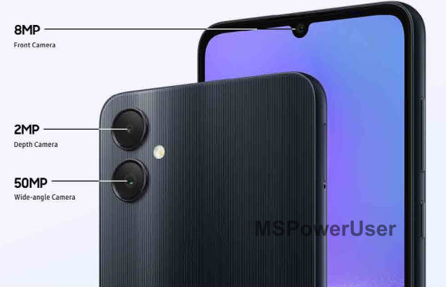 Samsung Galaxy A05 கேமராக்கள்