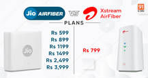 Jio AirFiber vs Airtel Xstream AirFiber plans: prices and benefits compared