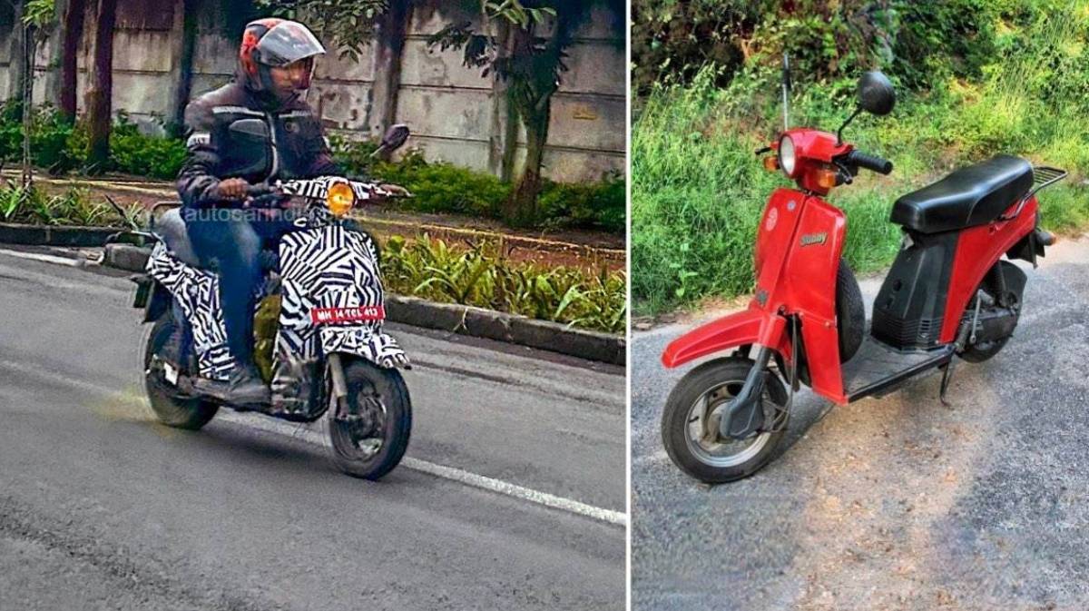 bajaj-sunny-ev-scooter-spotted-being-tested-on-roads-could-be-cheaper