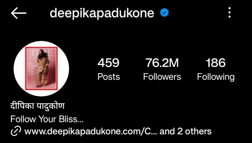 12 most followed Instagram accounts in India (October 2023)