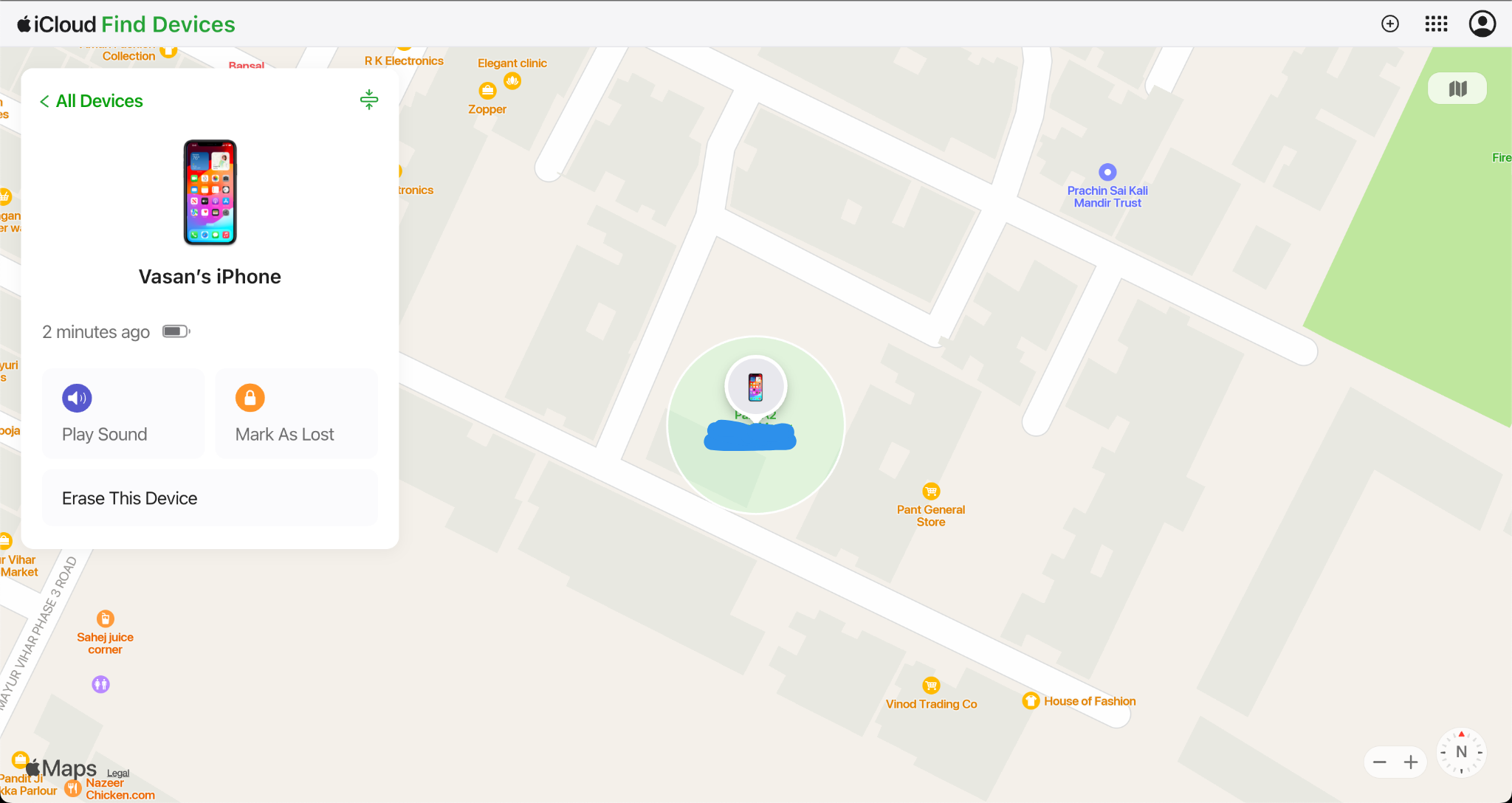 Find lost iPhone using iCloud (1)