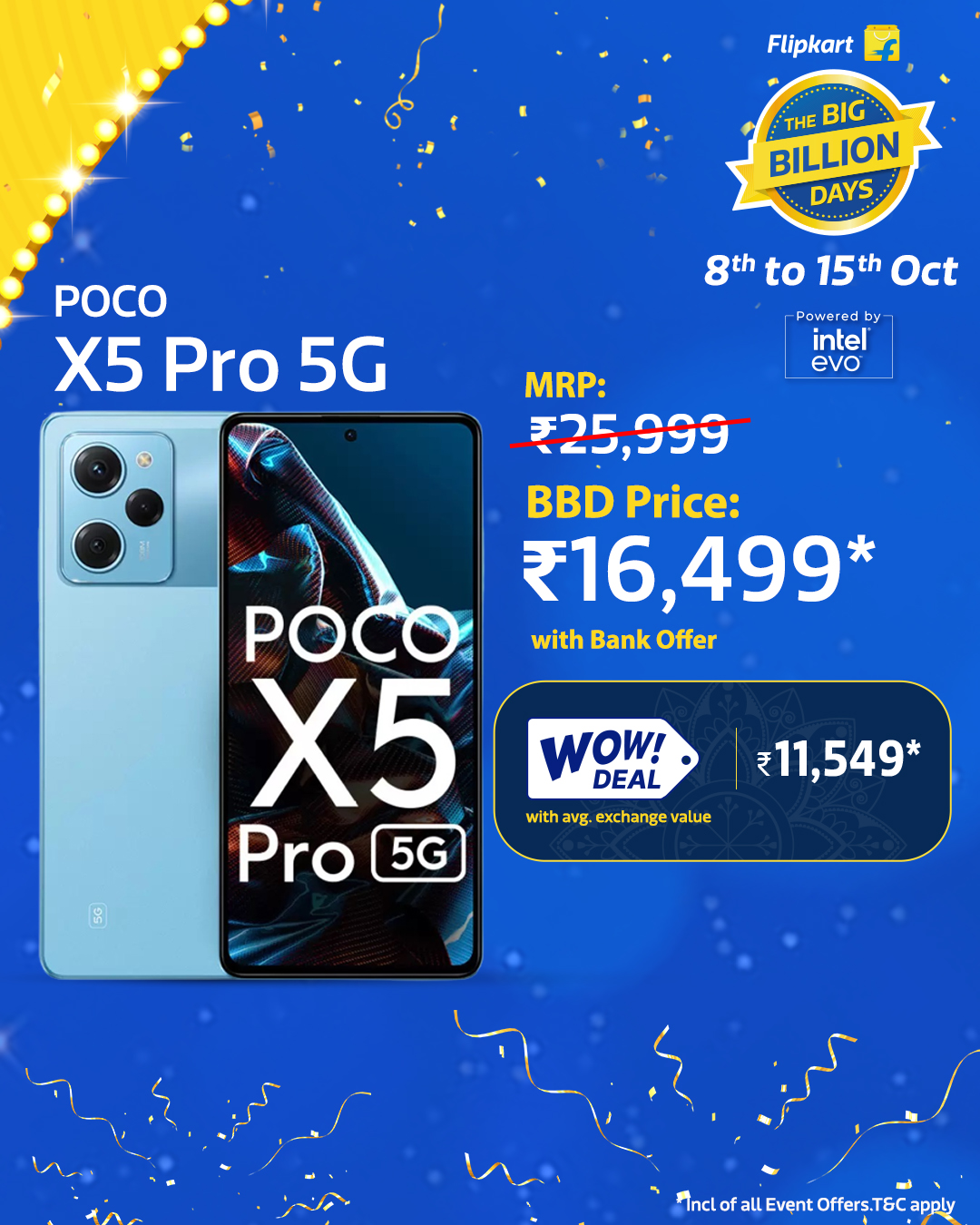 Best deals on premium smartphones during Flipkart Big Billion Days 2023