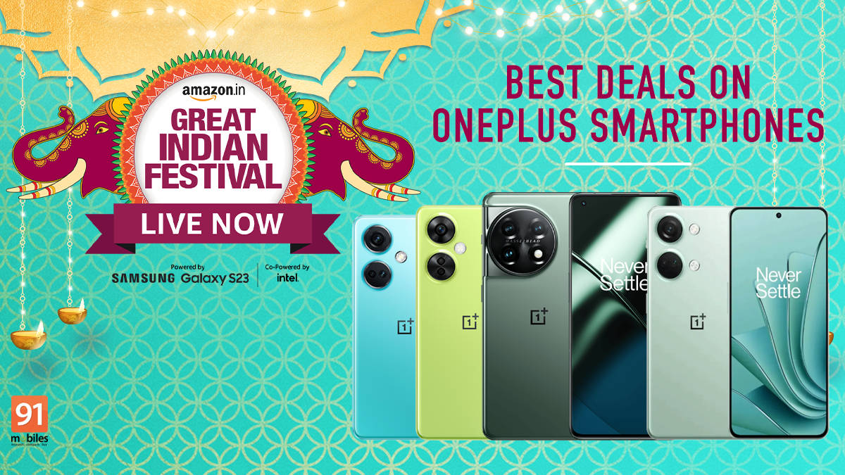 Amazon Great Indian Festival sale Best deals on OnePlus smartphones