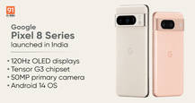 Google Pixel 8, Pixel 8 Pro with Tensor G3 SoC, 120Hz OLED display, 50MP camera launched in India: price, specifications