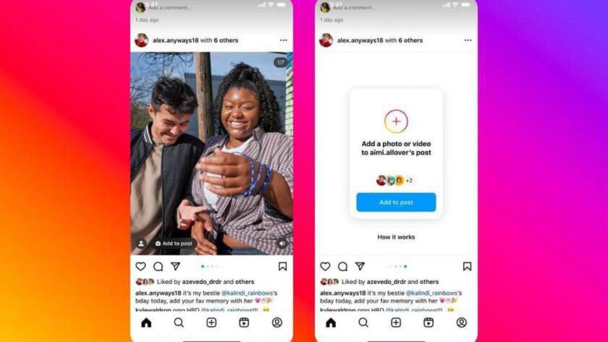 Instagram tests feature to let you add photos, videos to other\'s