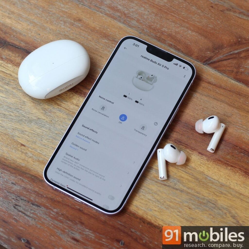 Realme Buds Air 5 Pro review: Built-in tweeters drive these glossy TWS  earbuds