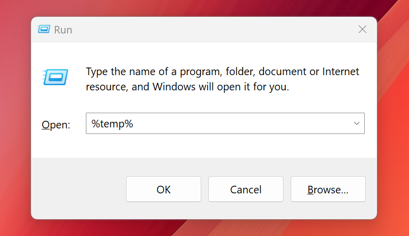 Delete Temp files