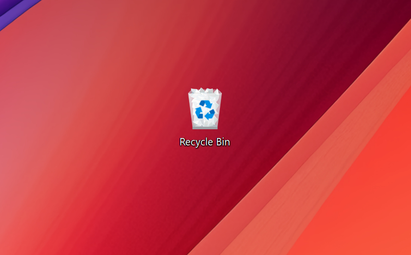 Empty recycle bin