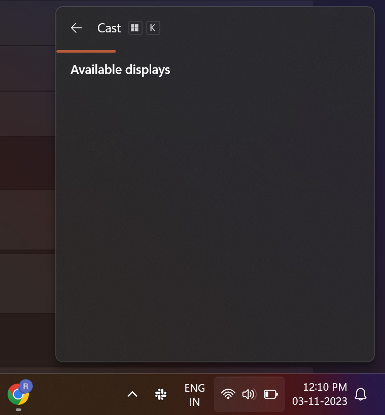 How to connect laptop to TV using Miracast