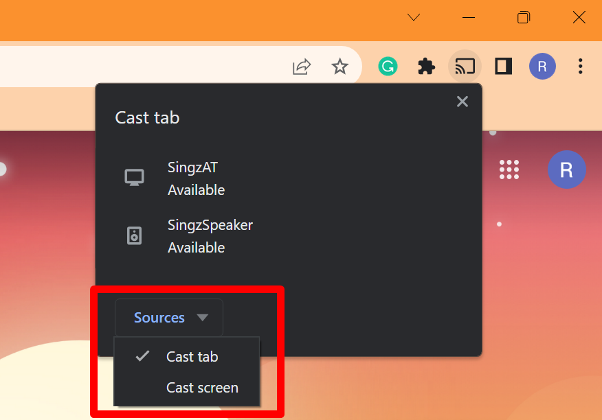 How to connect laptop to TV using screen casting on Windows