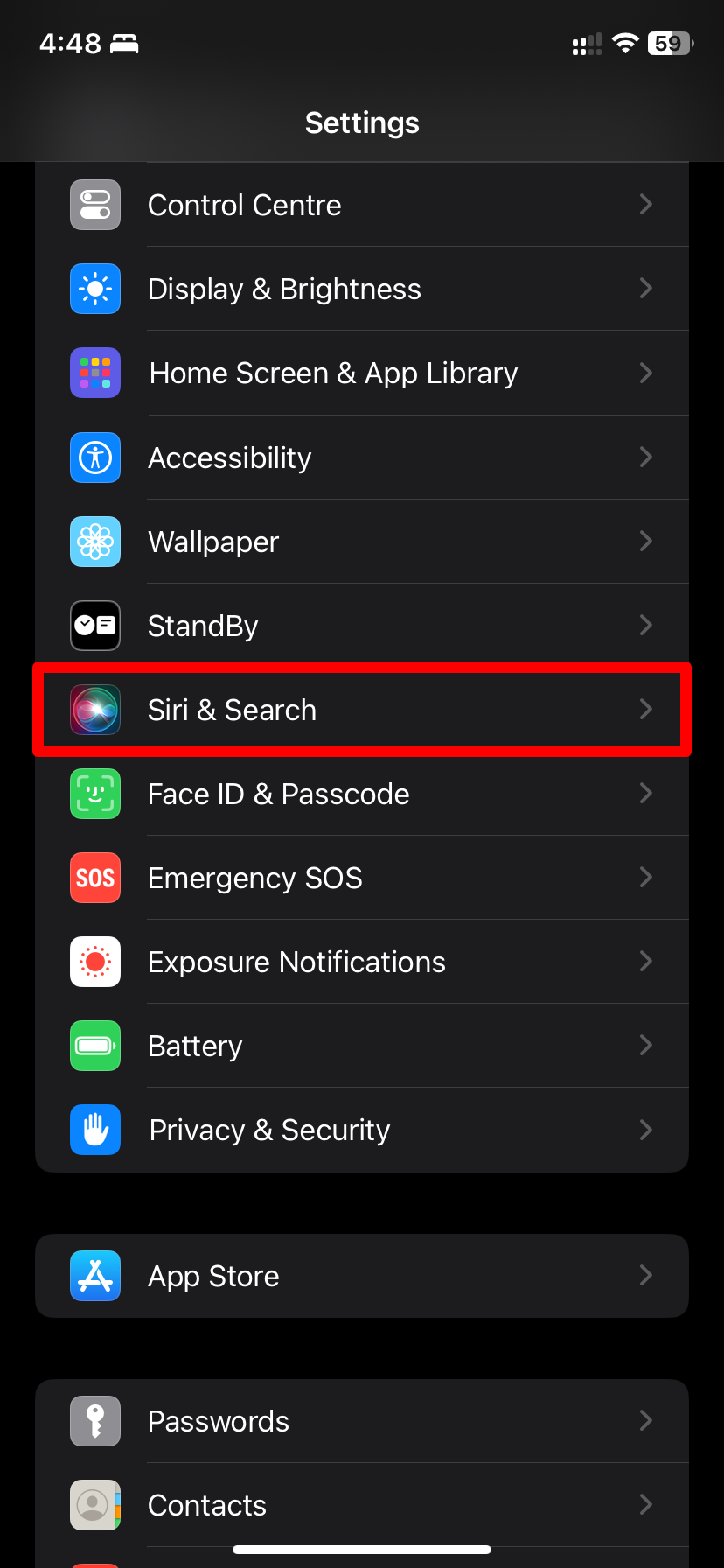 How to hide apps from Siri and homescreen searches