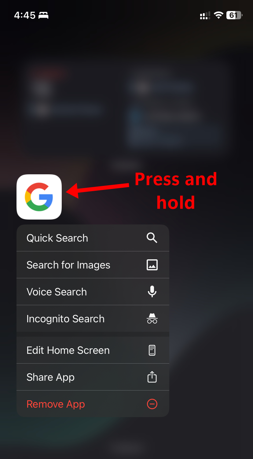 How to hide apps from homescreen on iPhone