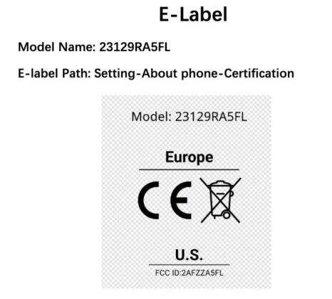 Redmi Note 13 4G FCC Certification