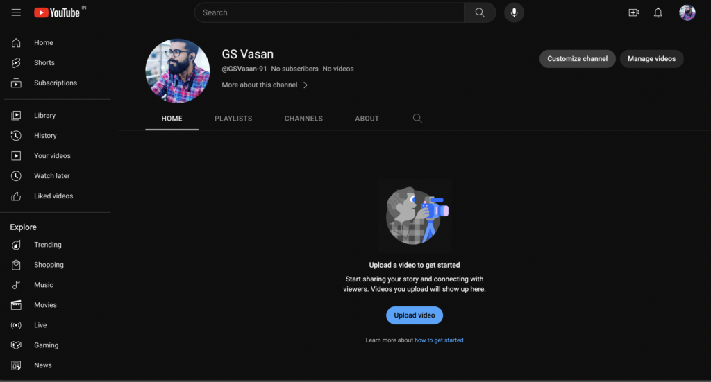 Customize Channel