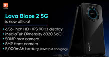 Lava Blaze 2 5G with MediaTek Dimensity 6020, ring light launched in India: price, specs
