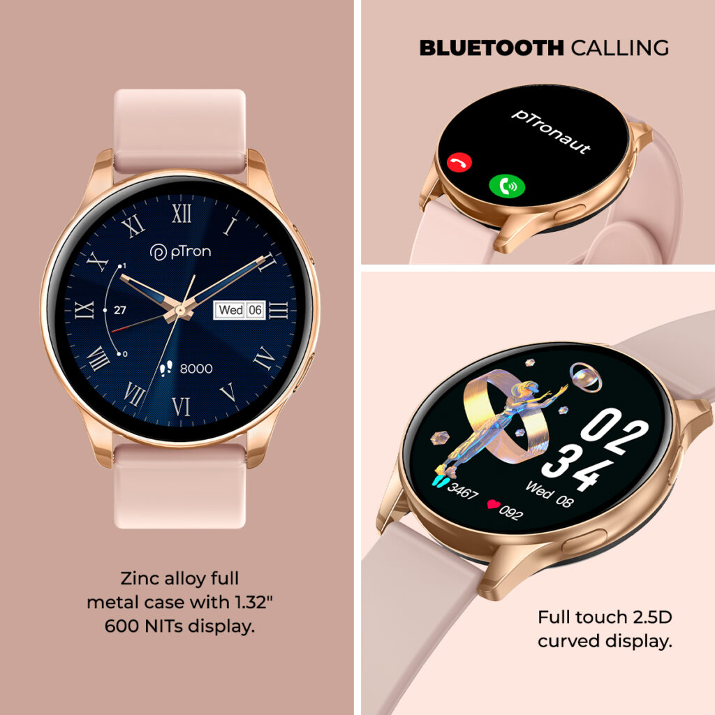 pTron Reflect MaxPro, Reflect Flash smartwatches with IP68 rating