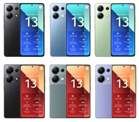 Redmi Note 13 and Note 13 Pro 4G