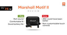 Marshall Motif II ANC review: quite a catch