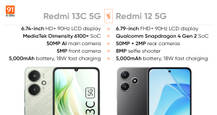 Comparing the Redmi 12 5G and Redmi 13C 5G: which is the better budget 5G smartphone?