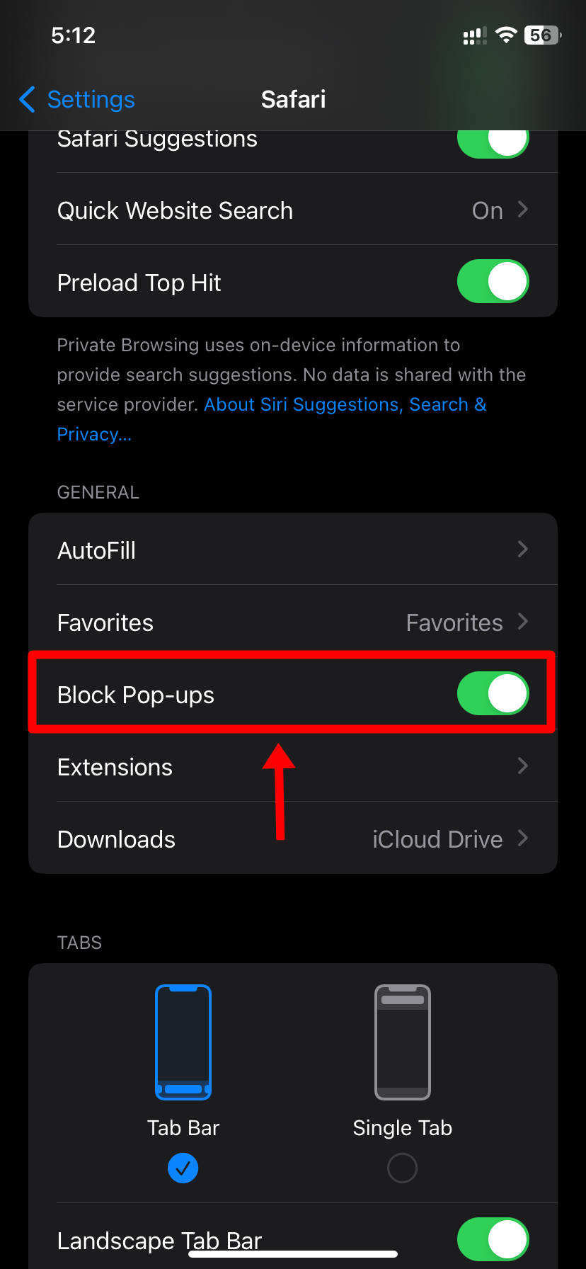 Stop Safari pop-ups on iPhone