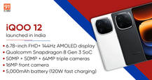 iQOO 12 5G with Snapdragon 8 Gen 3, 120W fast charging, 144Hz display launched in India: price, specs