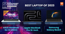 Indian Gadget Awards – Best Laptop of 2023 winners: ASUS Vivobook Go 14, Samsung Galaxy Book3, Apple MacBook Pro