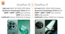 Comparing OnePlus 12 and OnePlus 11: here are the upgrades the latest OnePlus flagship brings