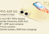 OPPO A59 5G with MediaTek Dimensity 6020, 5,000mAh battery launched in India: price, specs