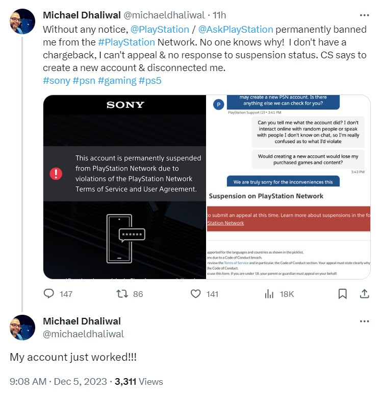 PlayStation users locked out of their accounts, services reportedly