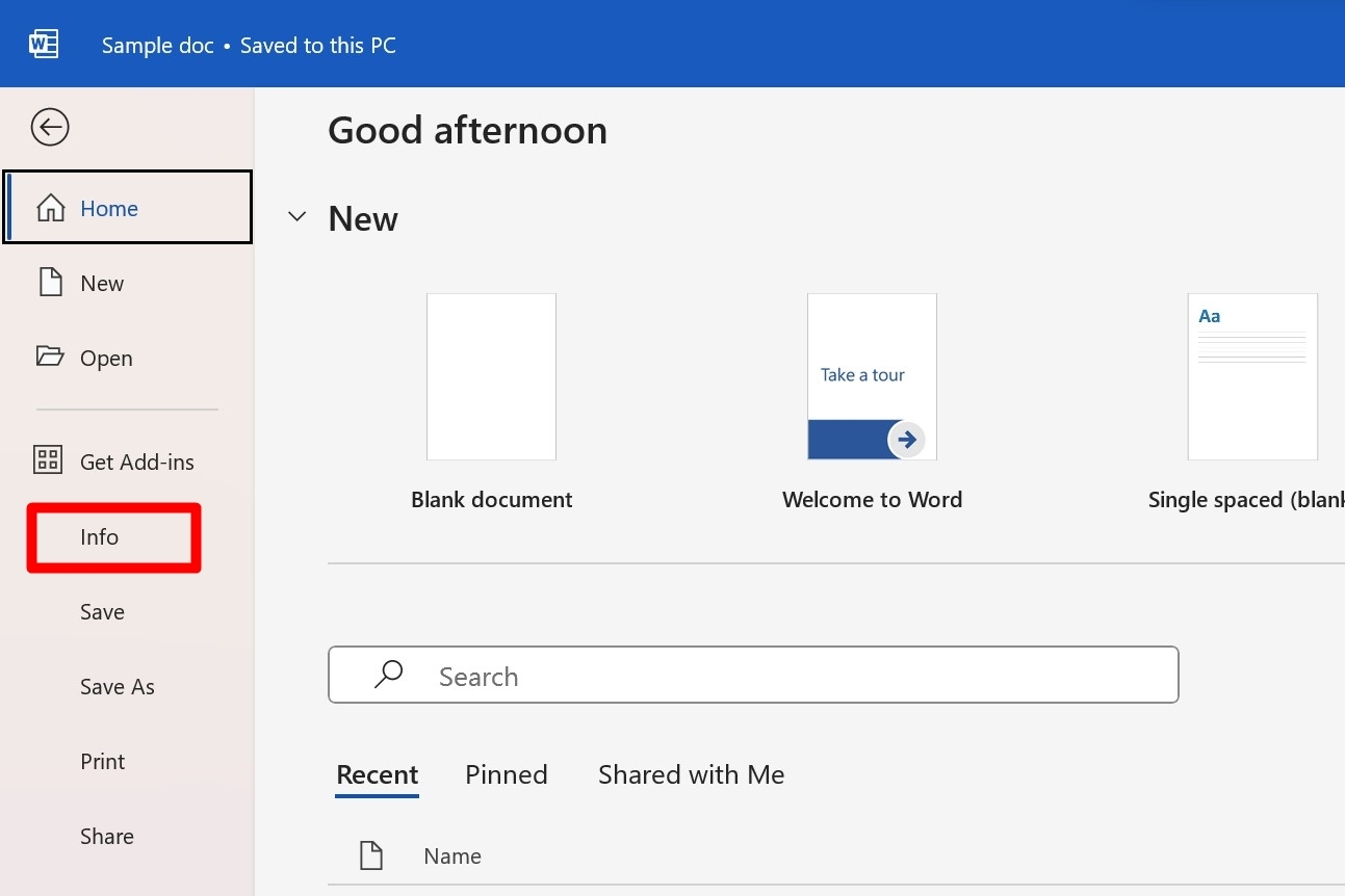 How to use password protection on files