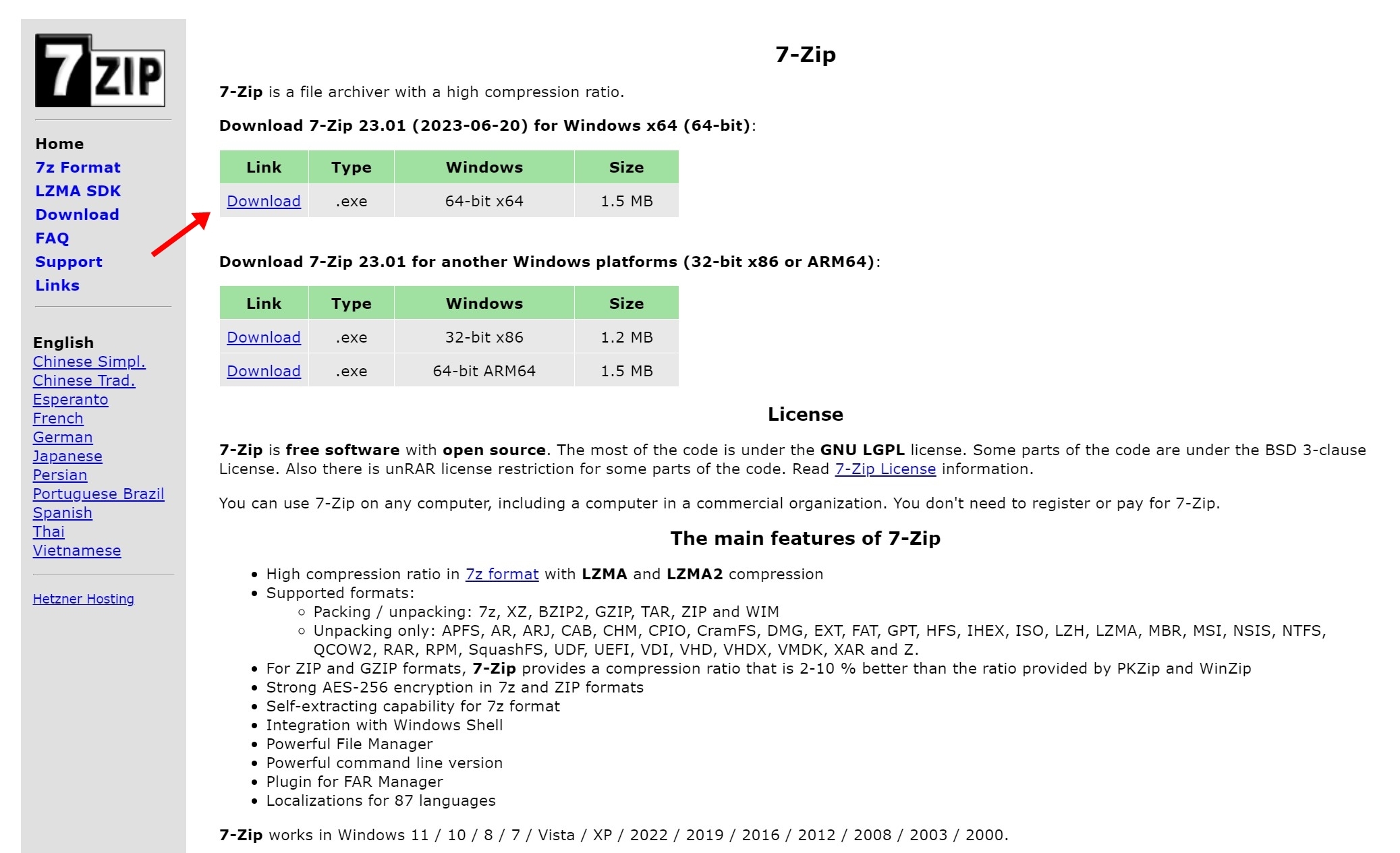 Lock Windows folders using 7Zip