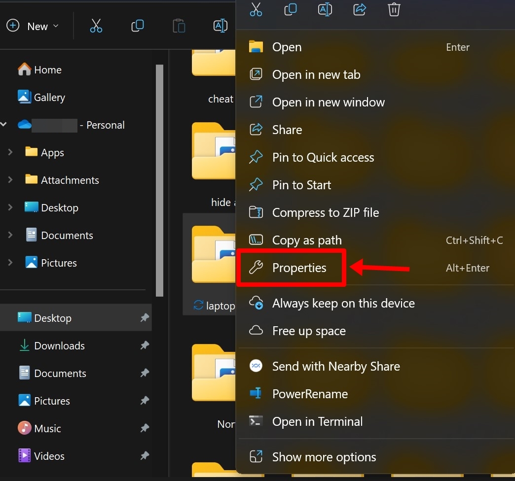 Lock Windows folders using folder encryption