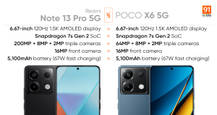 Comparing the POCO X6 5G and the Redmi Note 13 Pro 5G: price, specs, design and more