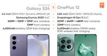 Comparing the Samsung Galaxy S24 and the OnePlus 12: price, specs, design and more