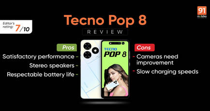 Tecno Pop 8 quick review: stereo speakers and more on a budget