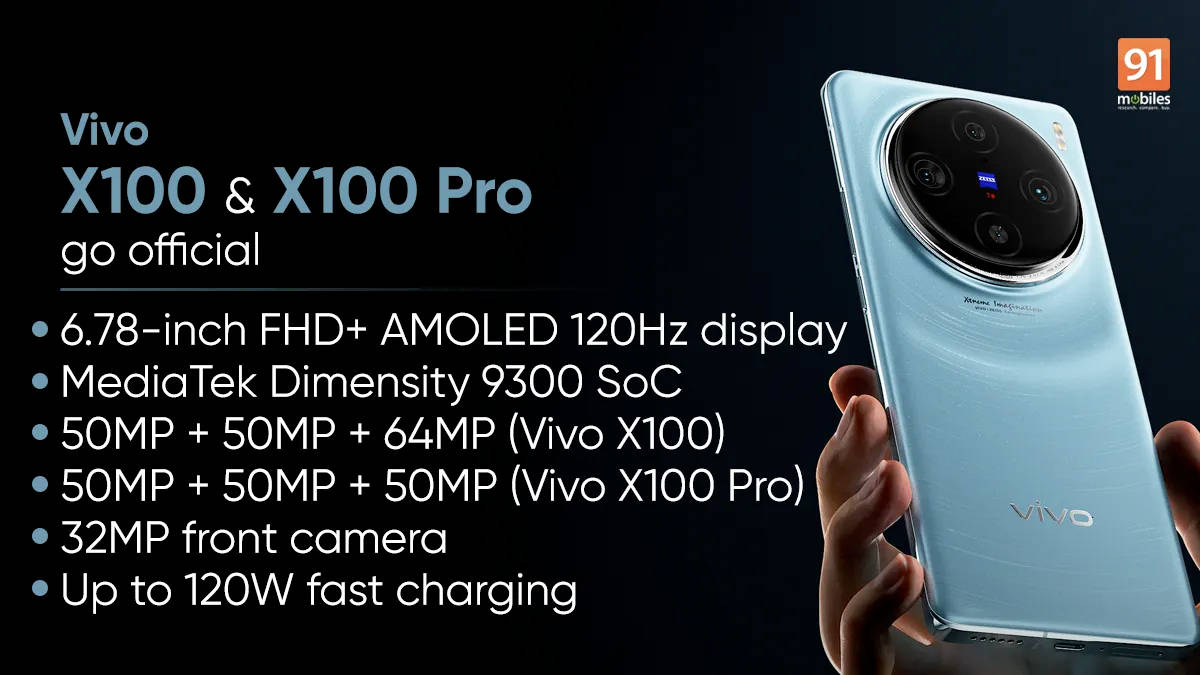 Vivo X100 X100 Pro With MediaTek Dimensity 9300 50MP ZEISS Cameras vivo-x100-x100-pro-with-mediatek-dimensity-9300-50mp-zeiss-cameras