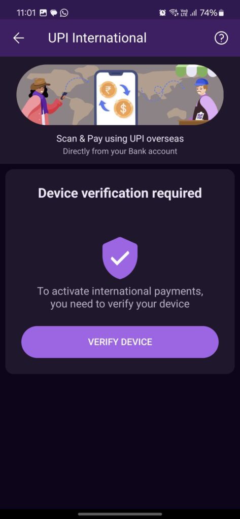 PhonePe UPI International