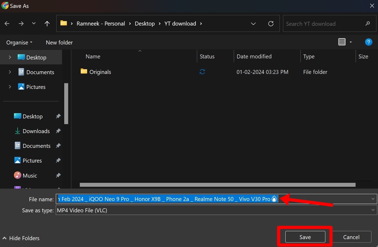 Wait for it to fetch video details