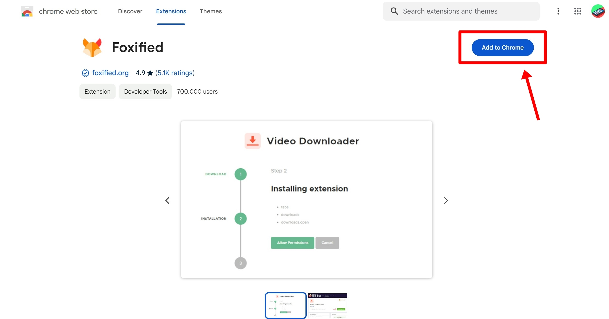 Download-YouTube-video-using browser extension