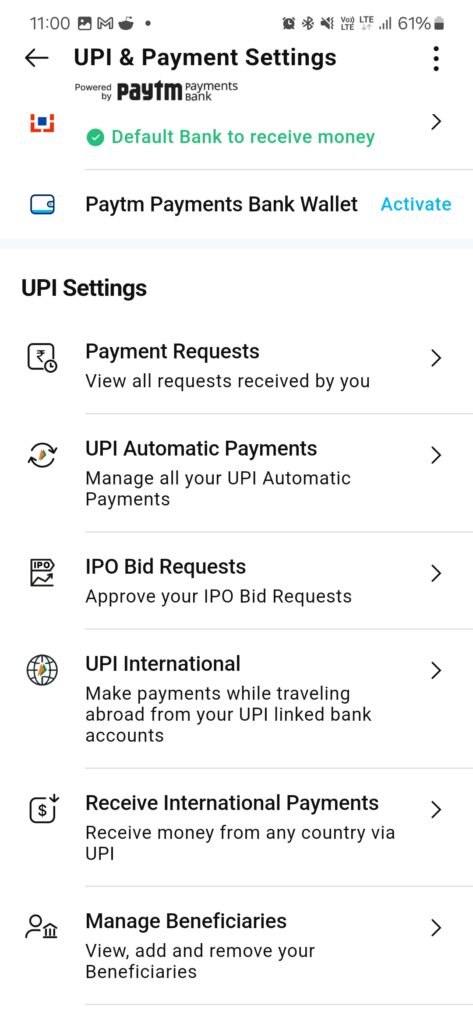 Paytm UPI International