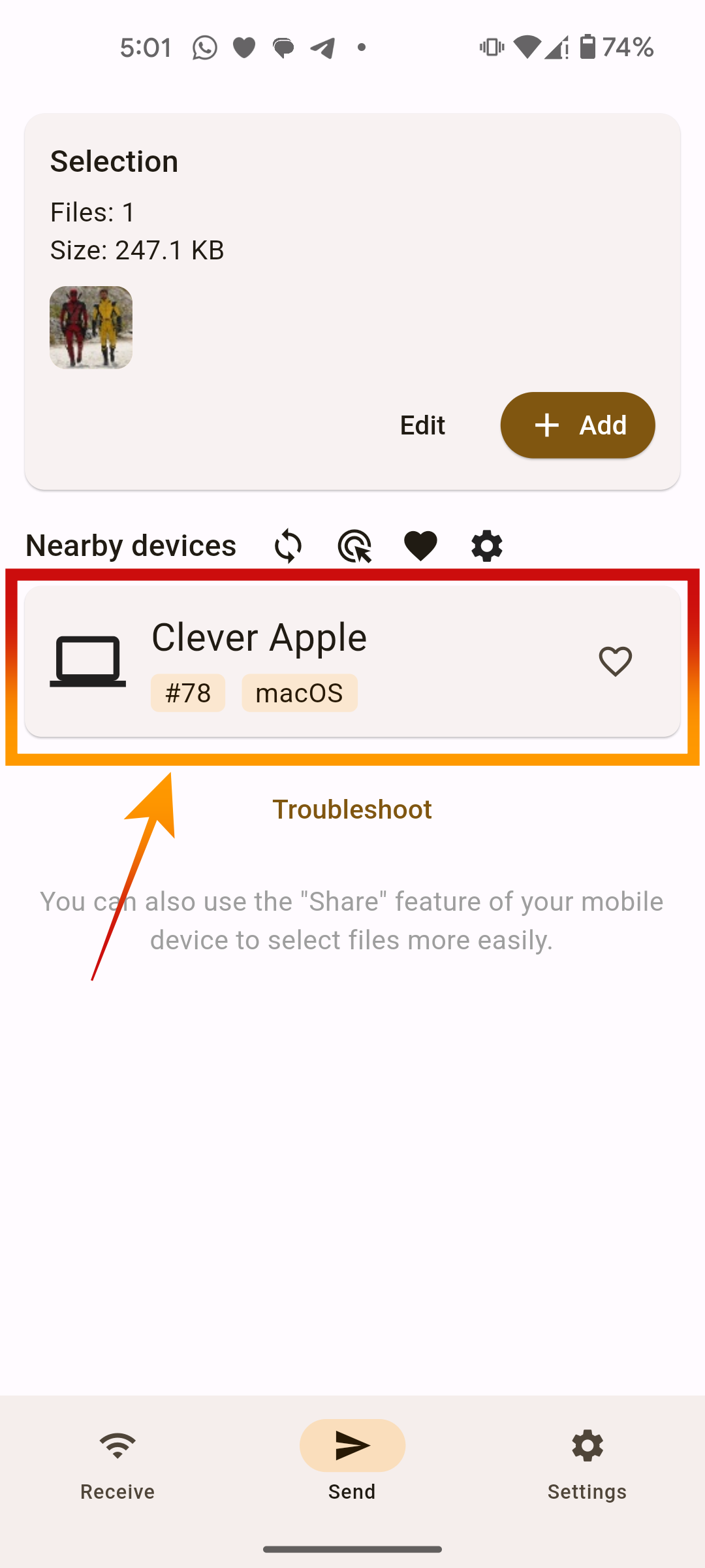 Transfer-files-from-Android-to-Mac-using-Local Send
