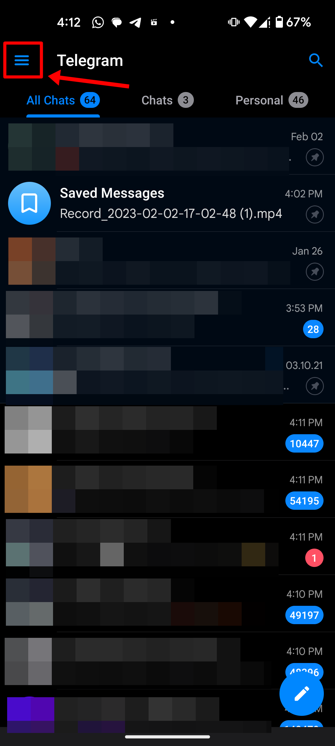 Transfer files from Android to Mac using Telegram