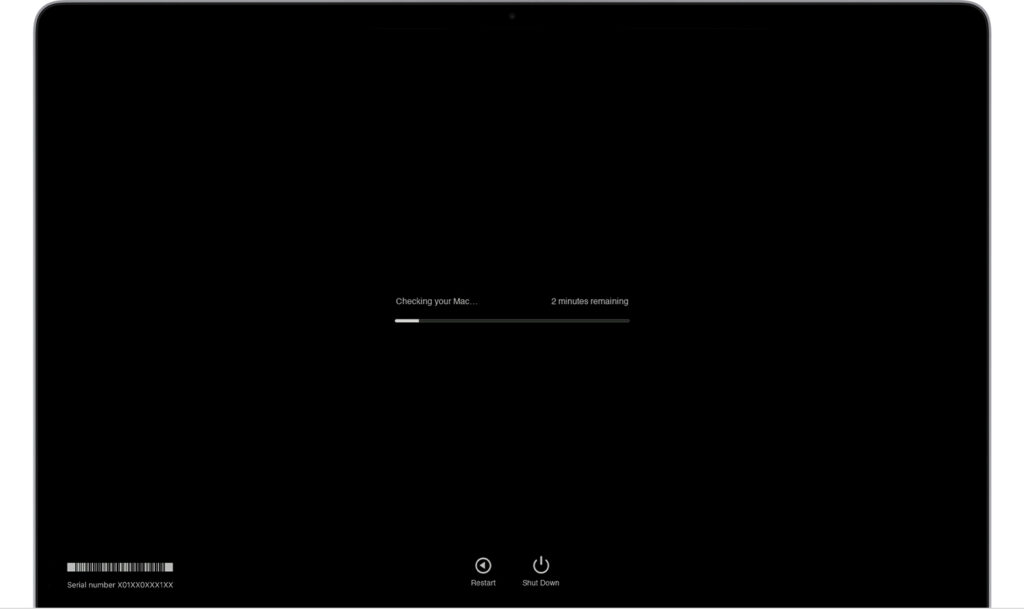 Apple Diagnostics Tool