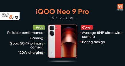 iQOO Neo 9 Pro review: a blend of power and affordability