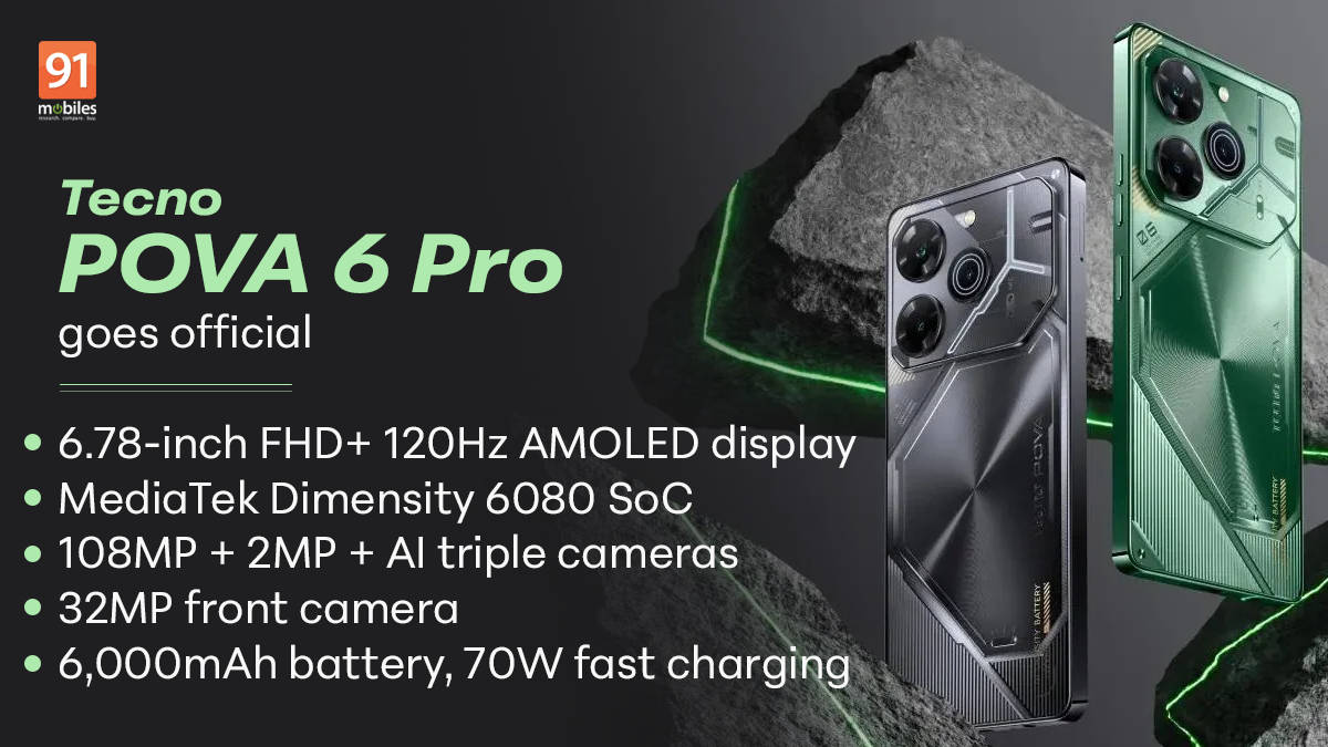 MWC 2024 Tecno POVA 6 Pro 5G With Dimensity 6080 SoC 6000mAh Battery mwc-2024-tecno-pova-6-pro-5g-with-dimensity-6080-soc-6000mah-battery